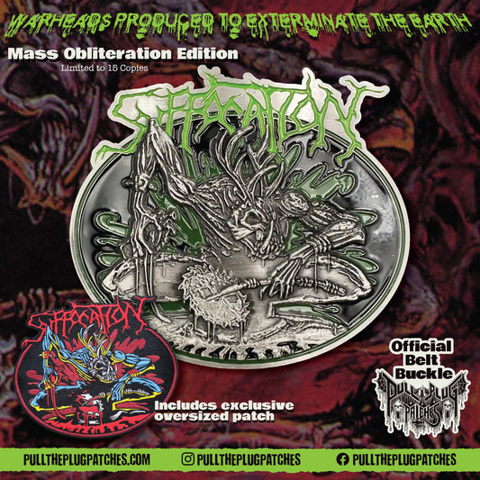 Suffocation - Belt Buckle - Mass Obliteration Edition