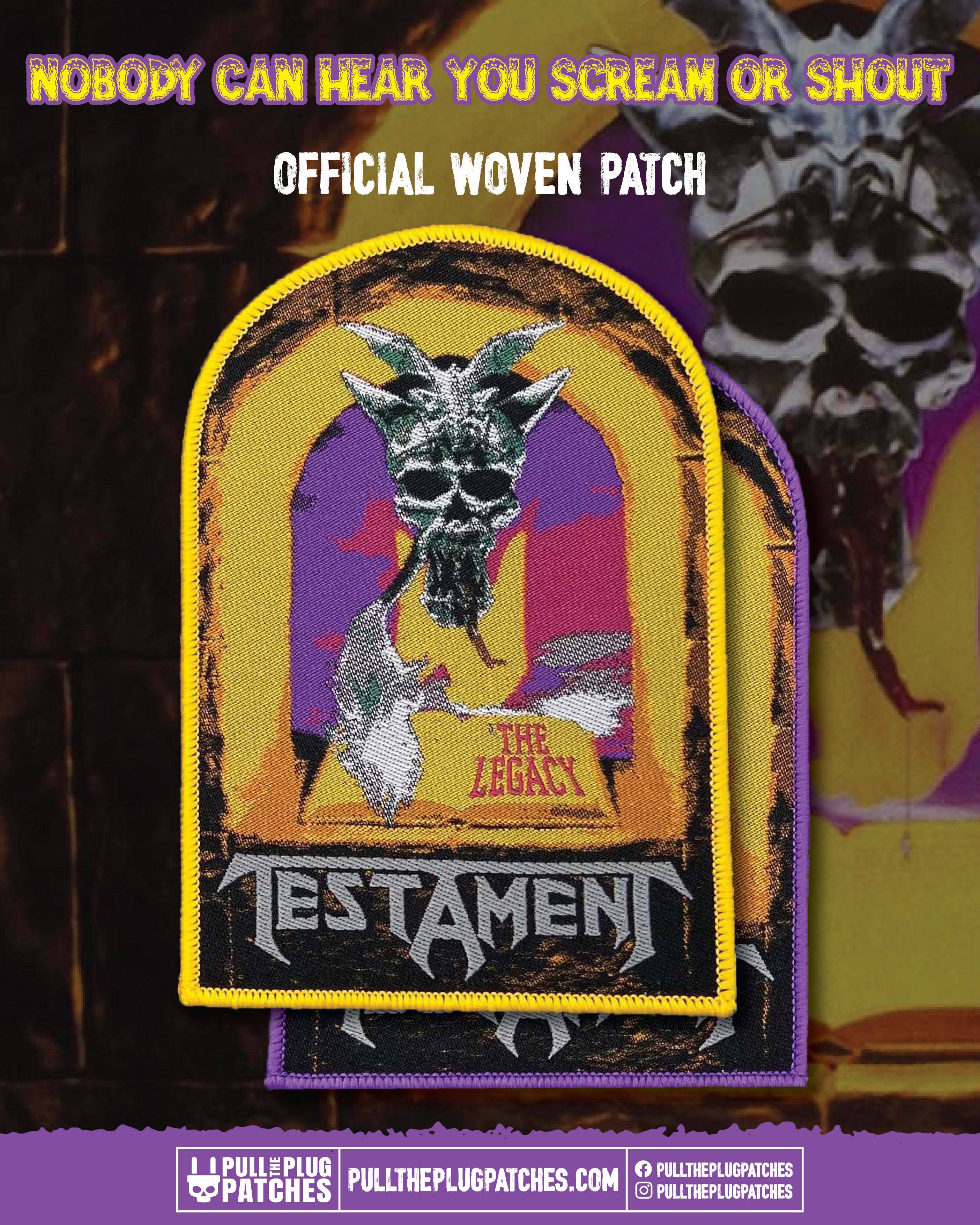 Testament - The Legacy - Patch – Pull The Plug