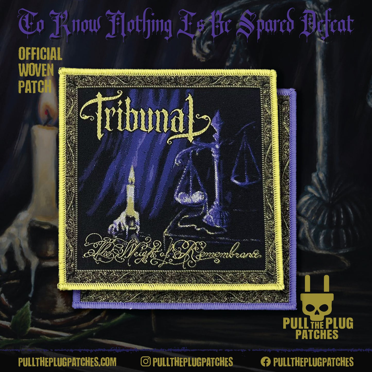 Tribunal - The Weight of Remembrance - Patch