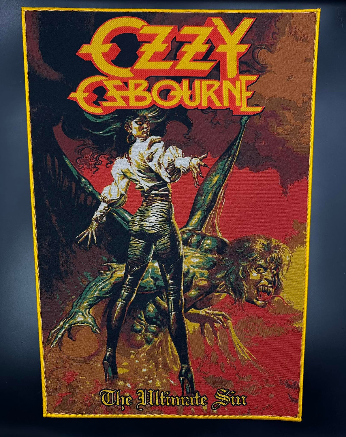 Ozzy Osbourne - The Ultimate Sin - Backpatch