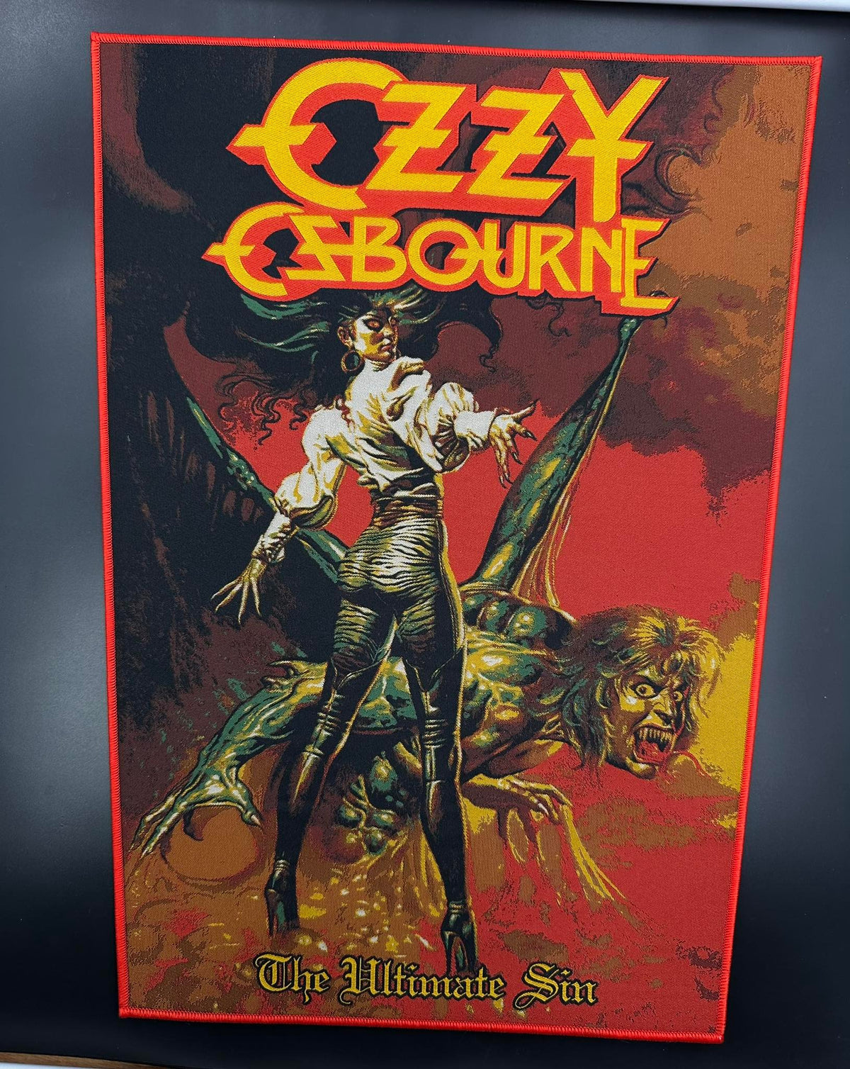 Ozzy Osbourne - The Ultimate Sin - Backpatch