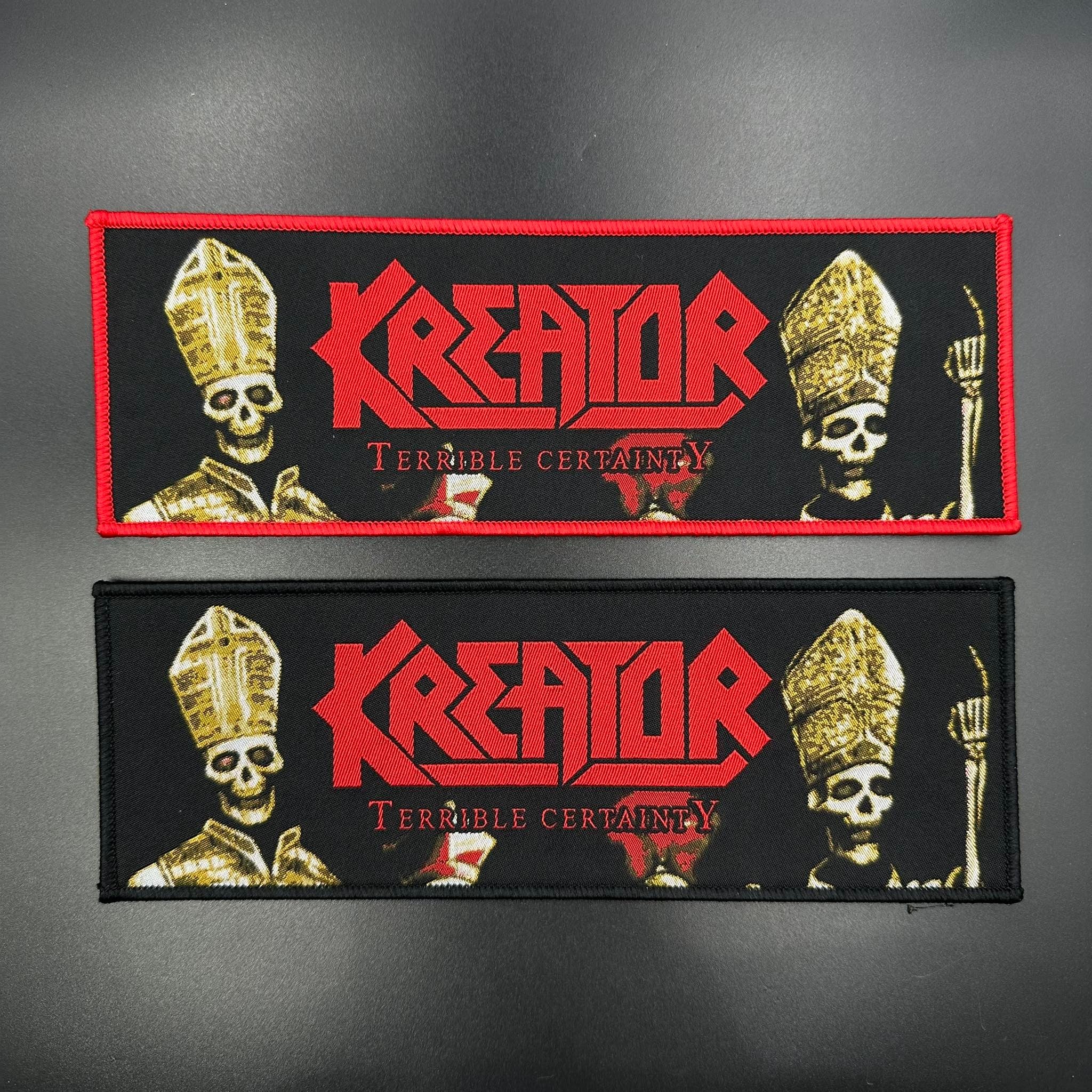 Kreator - Terrible Certainty - Strip Patch – Pull The Plug
