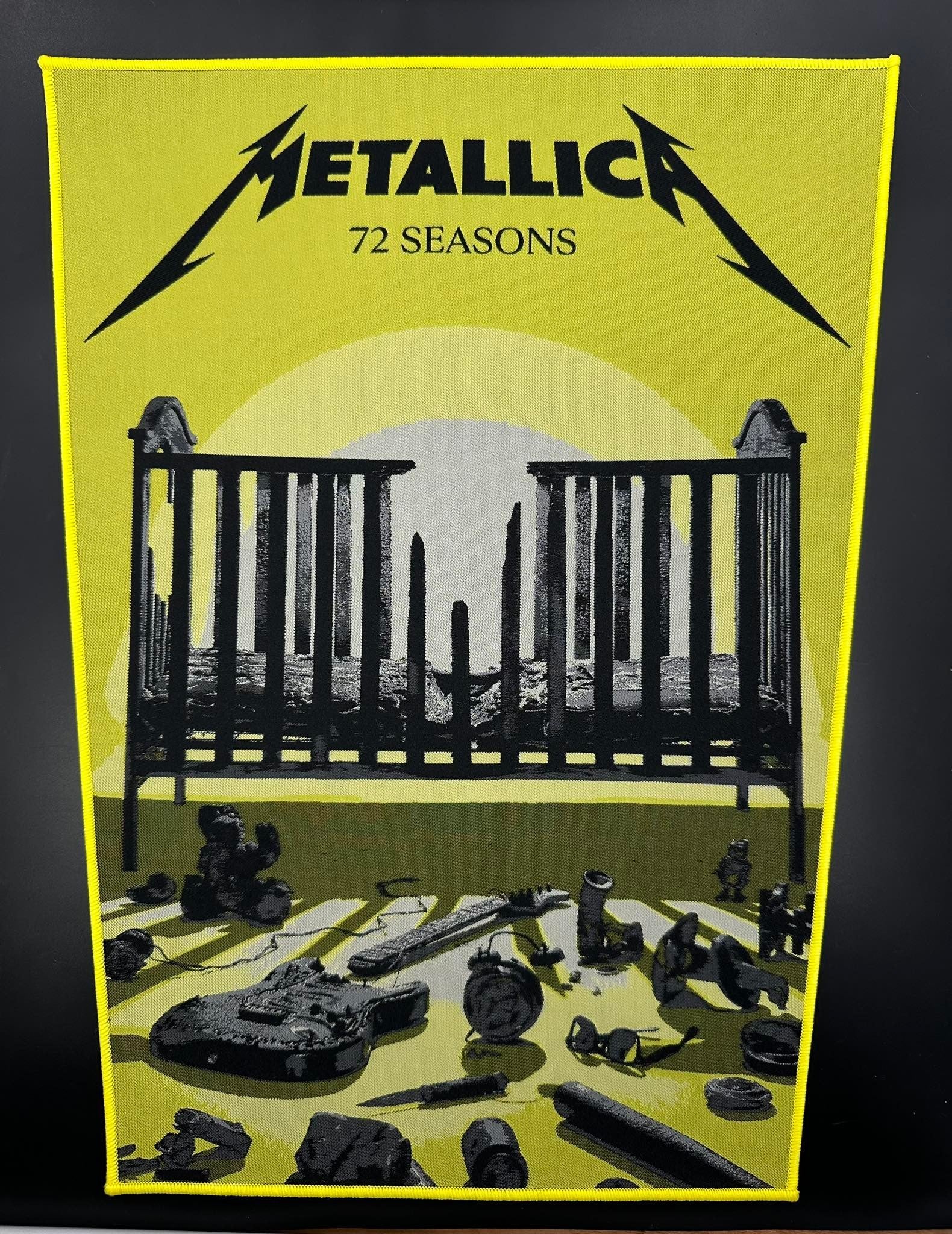 Metallica - 72 Seasons Charred Logo Cut Out - Patch