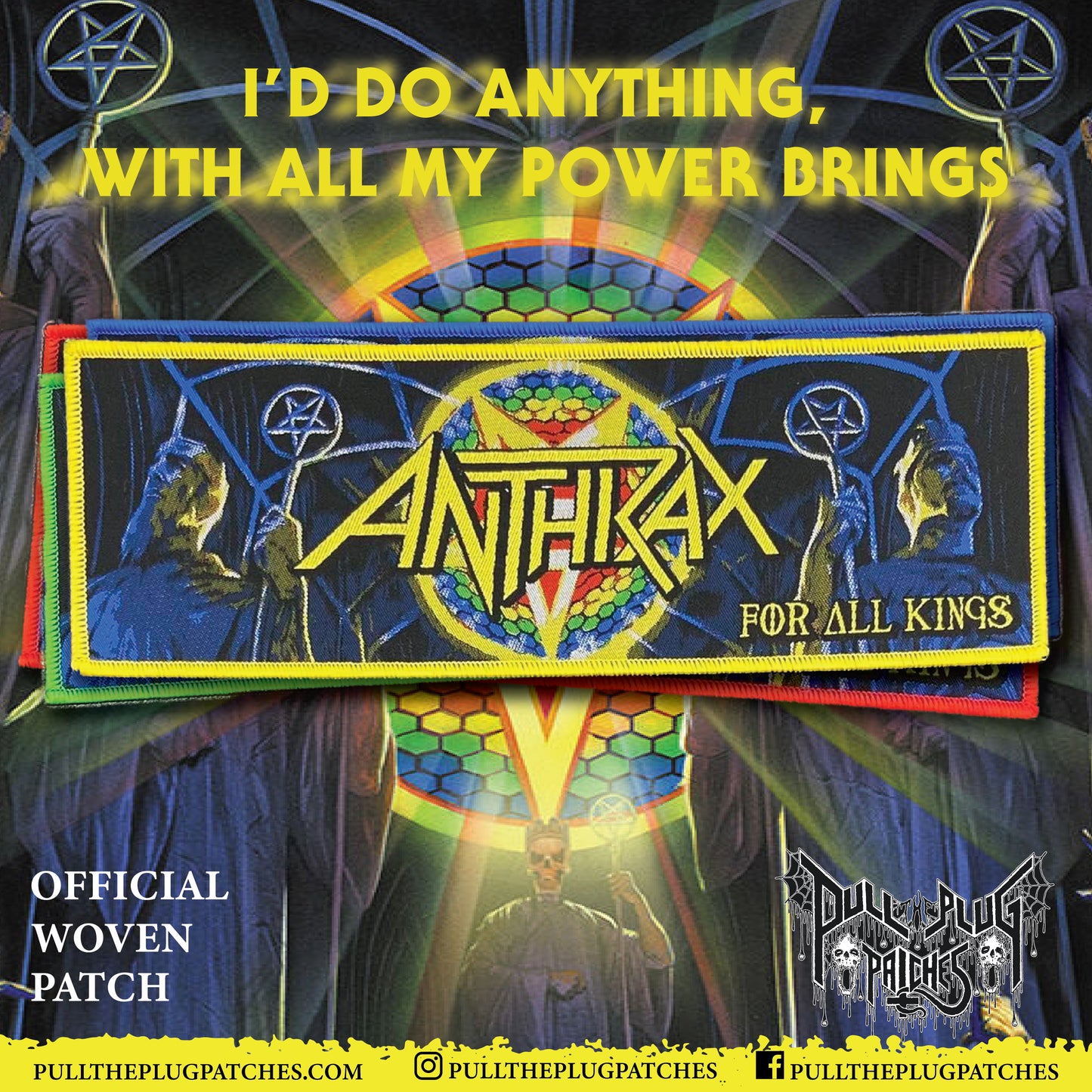 Anthrax - For All Kings - Strip Patch