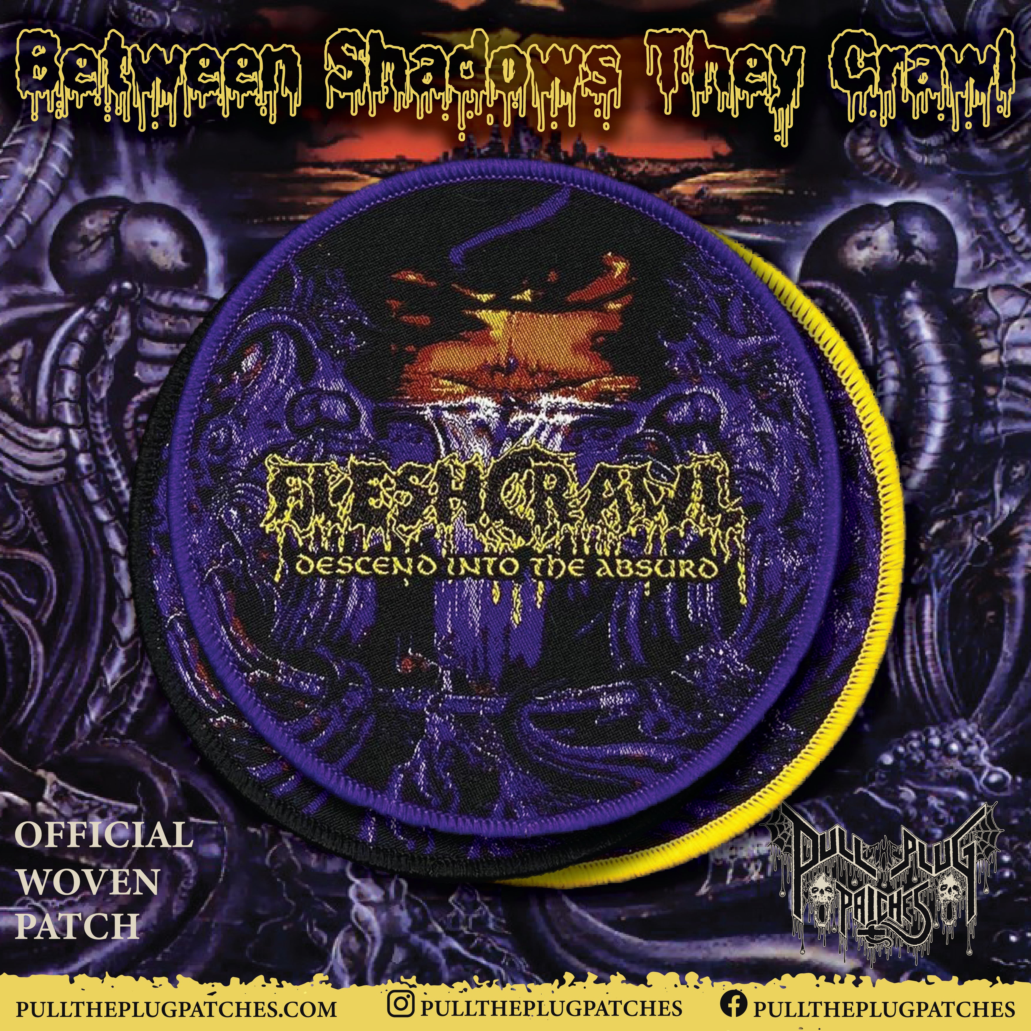 Fleshcrawl - Descend Into The Absurd – Pull The Plug Patches