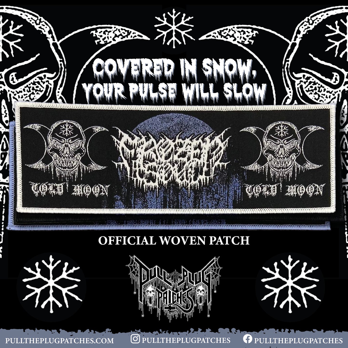 Frozen Soul - Cold Moon - Strip Patch