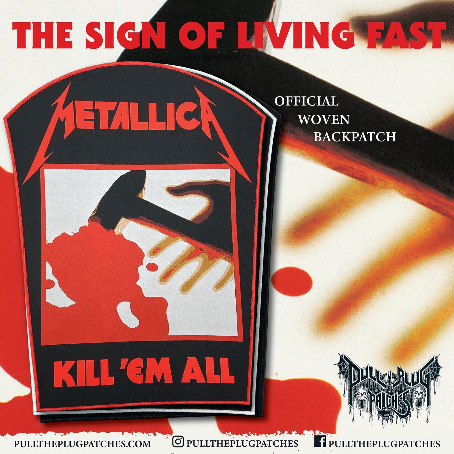 Metallica - Kill 'Em All - Backpatch