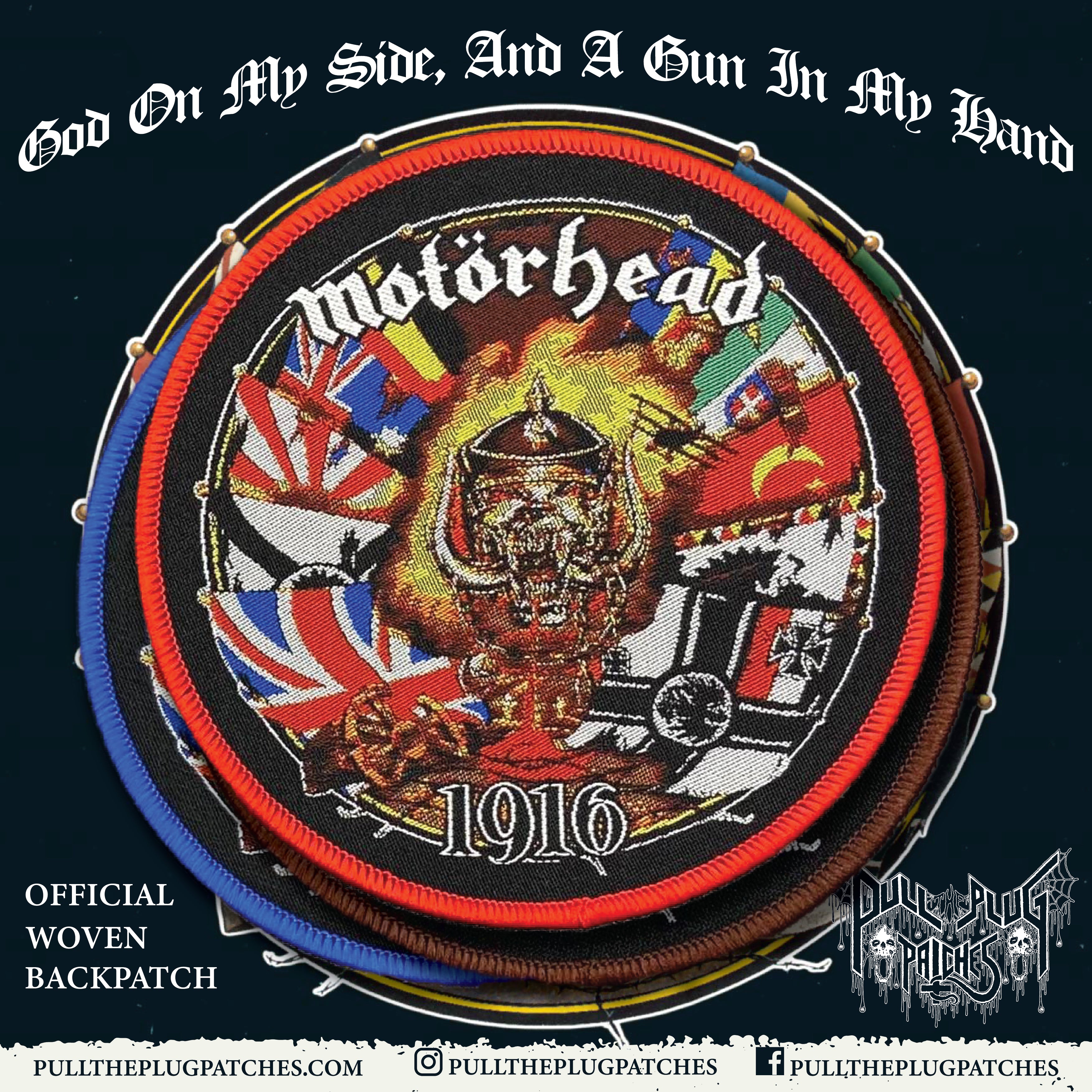 Motorhead - Ironfist – Pull The Plug Patches