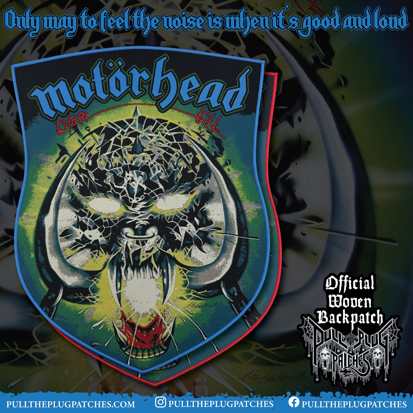 Motorhead - Overkill - Backpatch