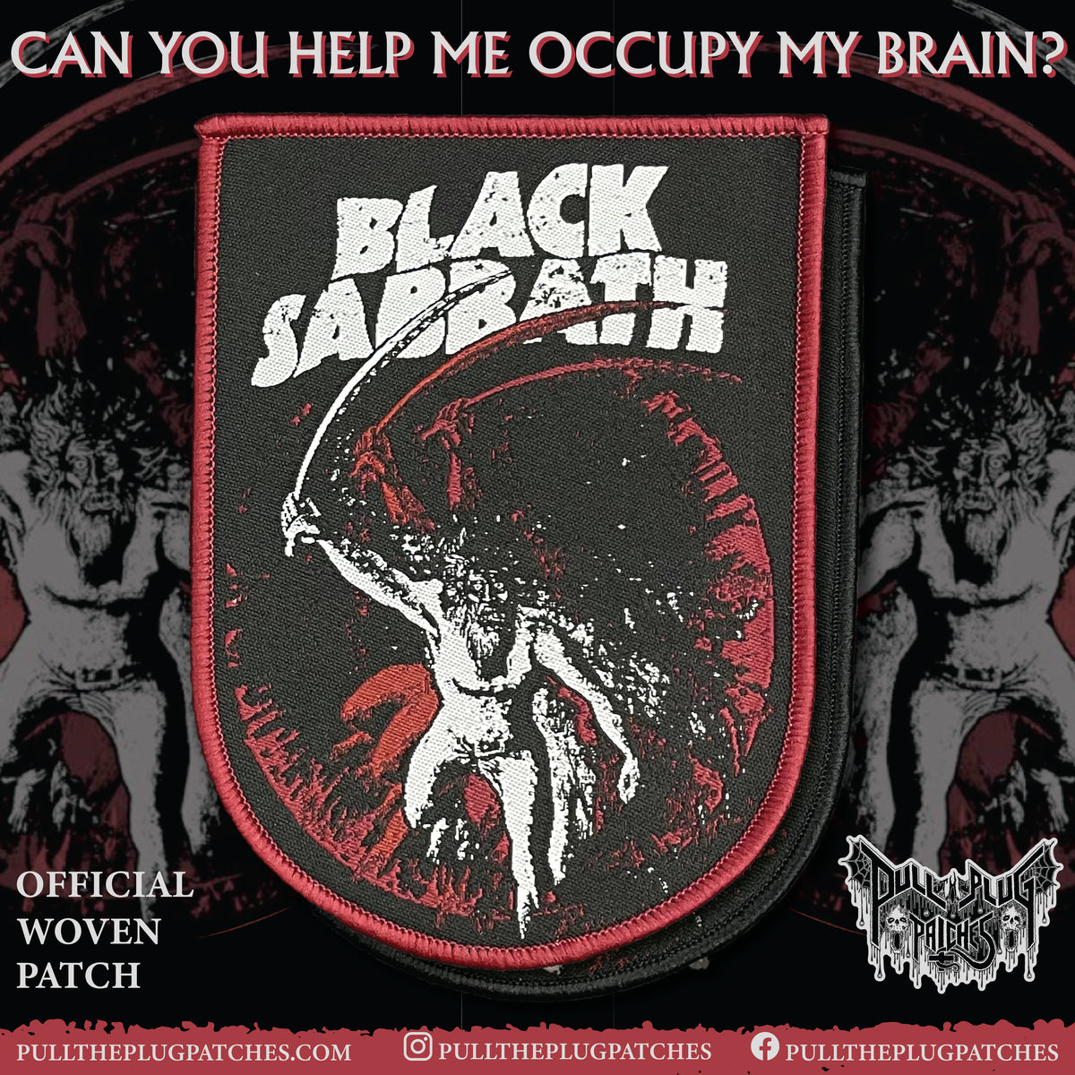 Black Sabbath - Paranoid Soldier - Patch