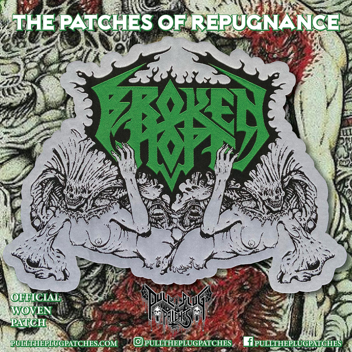 Broken Hope - The Bowels of Repugnance - Oversize Patch – Pull The Plug ...