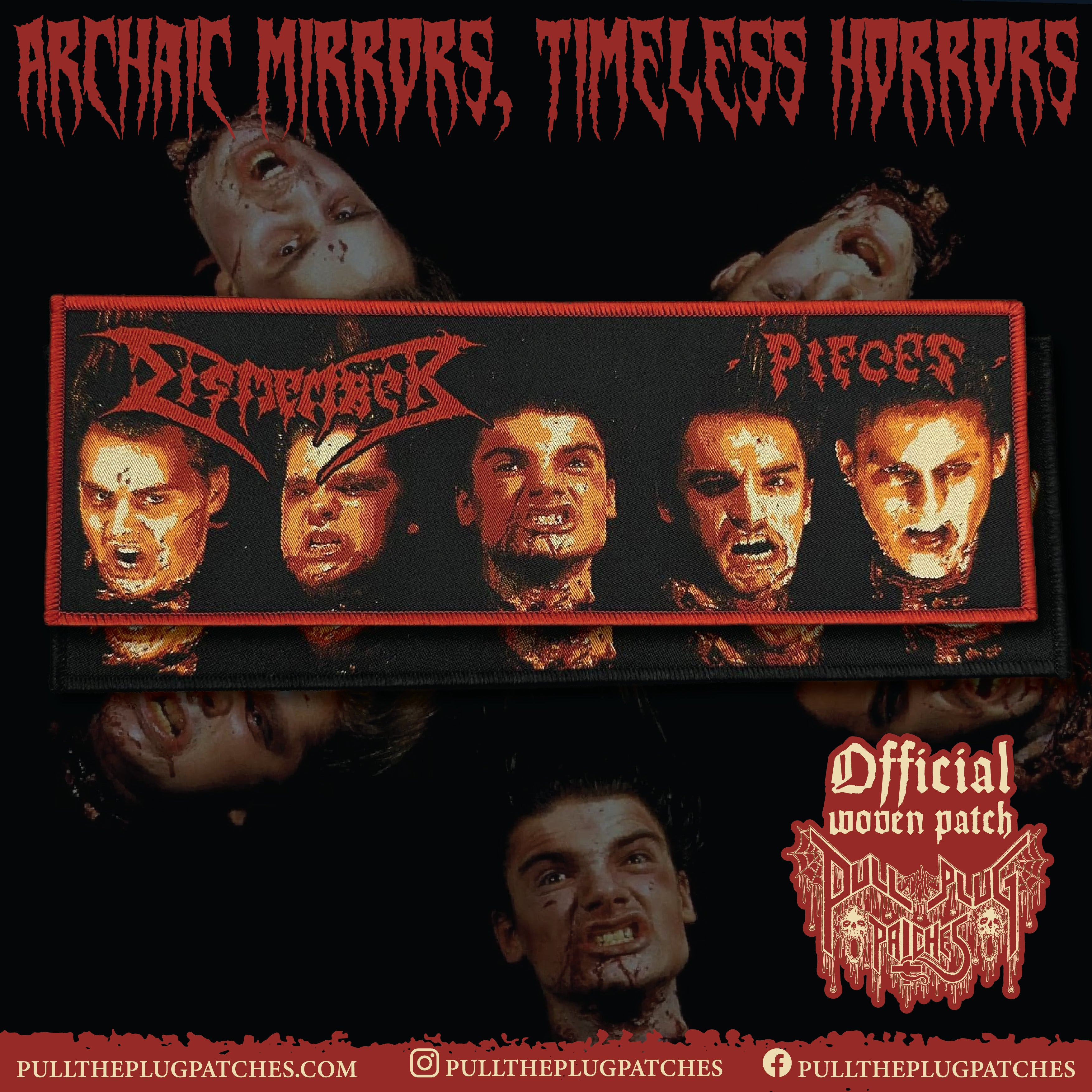 Dismember - Pieces - Strip Patch – Pull The Plug