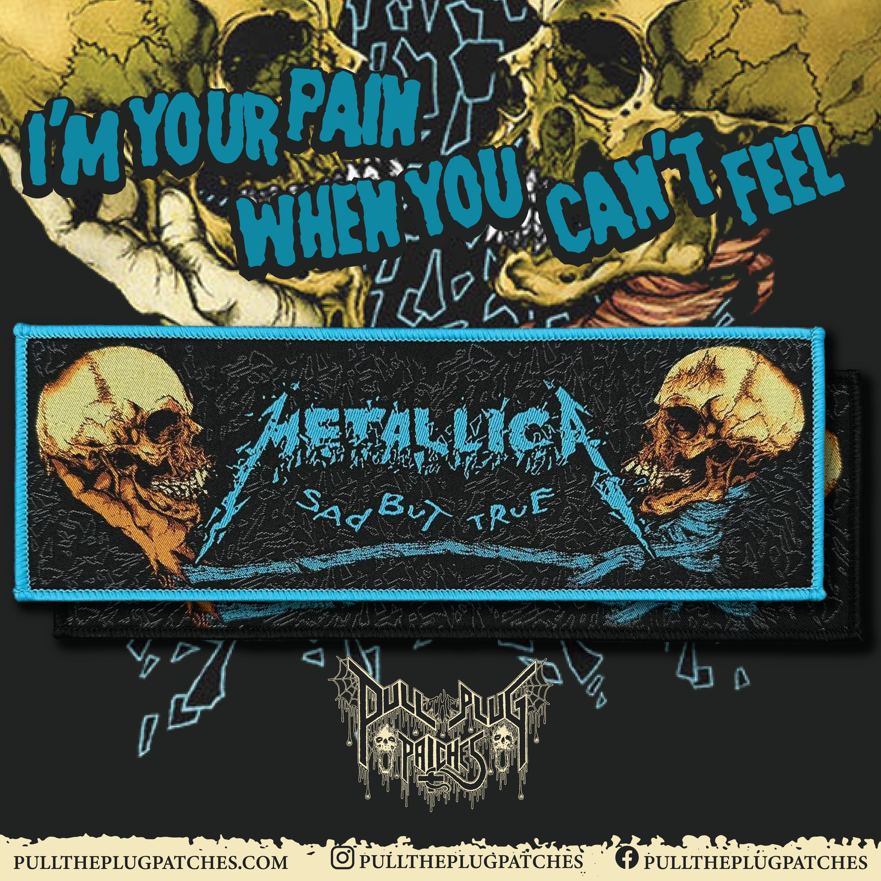 Metallica - Sad But True - Strip Patch – Pull The Plug