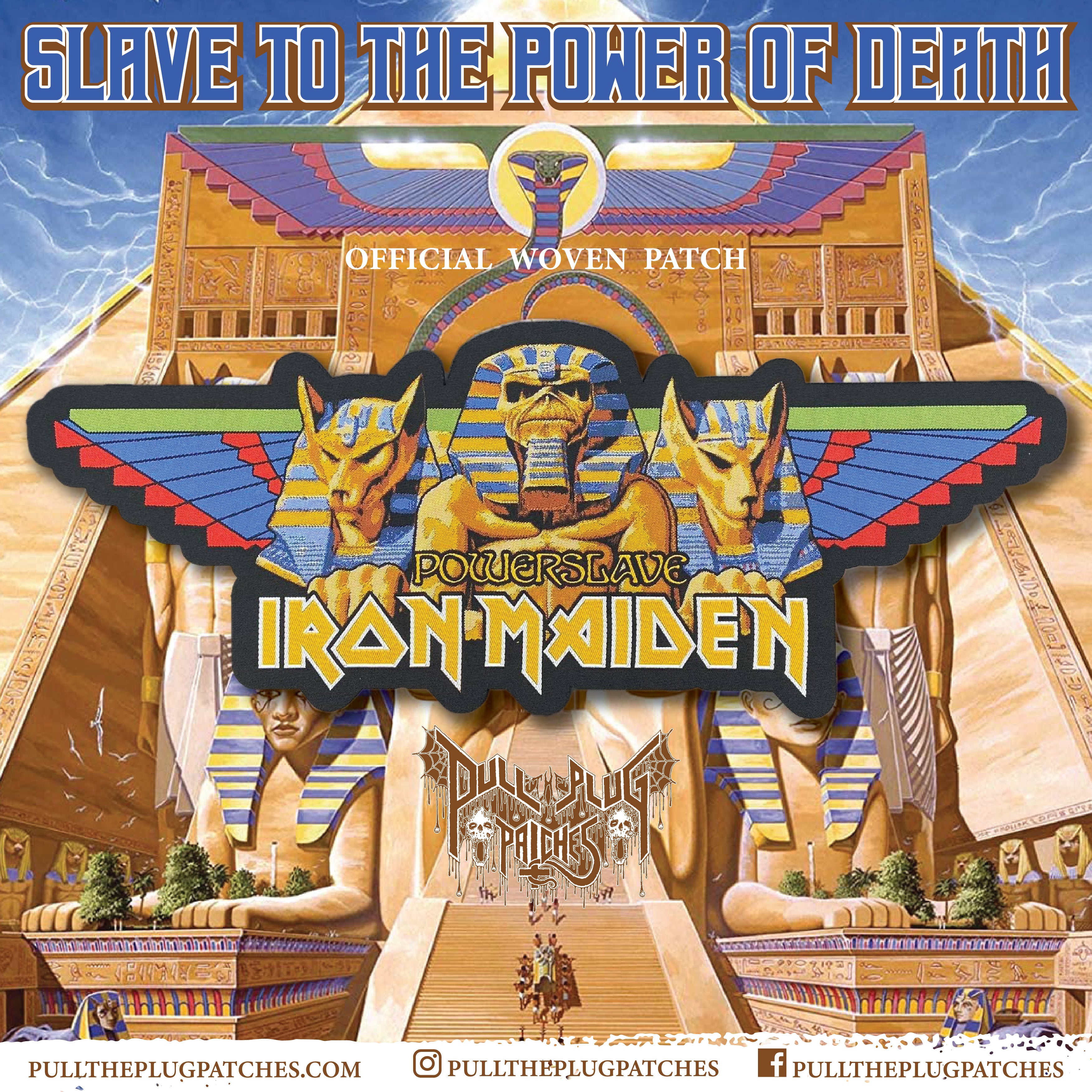 Iron Maiden - Powerslave - Oversized Patch – Pull The Plug